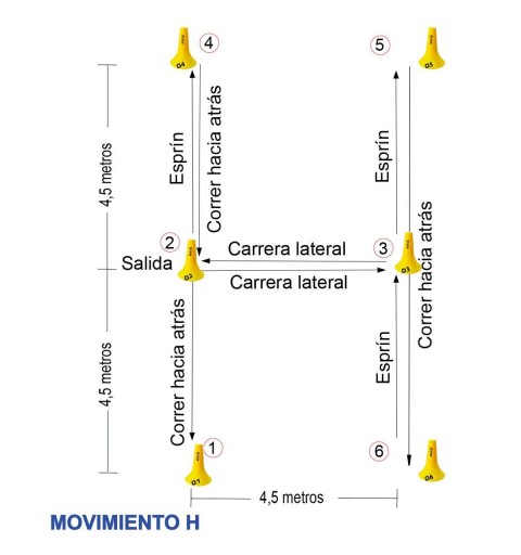 Set 10 Conos Numerados Zastor Flut-10N