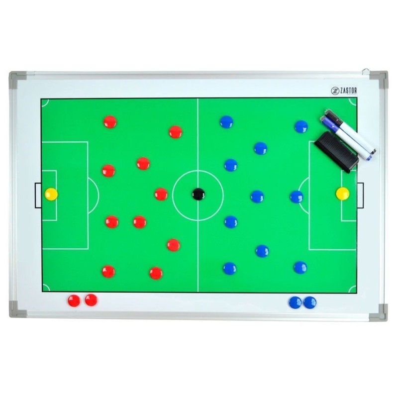 Pizarra Tácticas Magnética Zastor TEAM LUX Fútbol 60x90cm