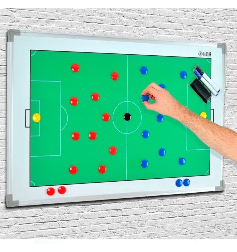 Pizarra Tácticas Magnética Zastor TEAM LUX Fútbol 60x90cm