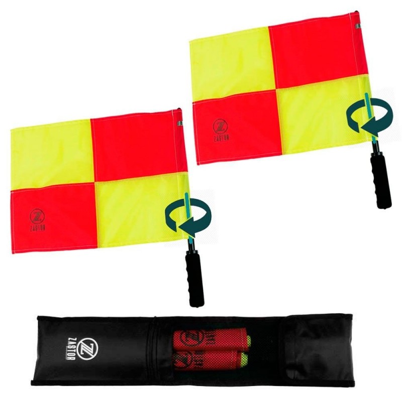 Set 2 Banderines Linier Giratorios Zastor Premier-C con Funda