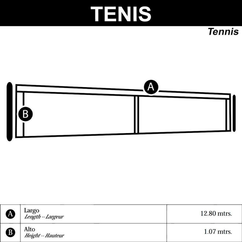 Red Tenis 10 Mallas Dobles