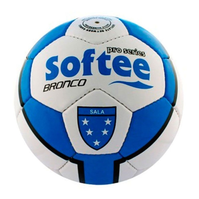 Balón Fútbol Sala Softee Bronco Azul/Blanco T-62