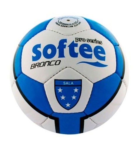 Balón Fútbol Sala Softee Bronco Azul/Blanco T-62