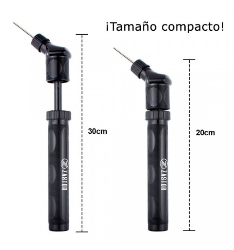 Hinchardor Balones Compacto de Doble Acción Zastor FLUX