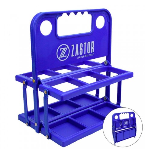 Portabotellas Plegable Zastor MOE-6 Botellas Azul