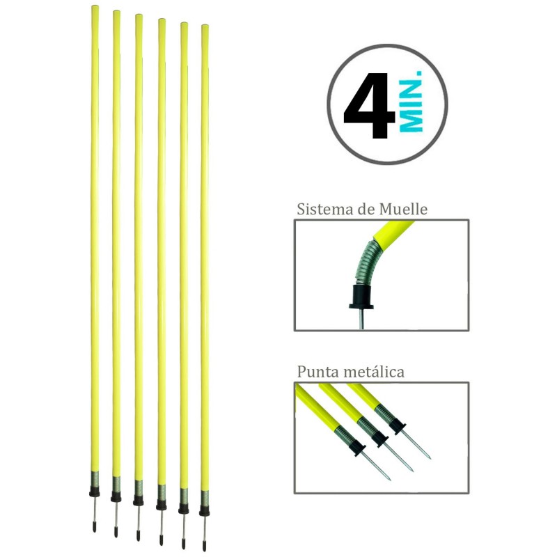 Pica Slalom Punta de Acero y Muelle Zastor SPOL 160 cm