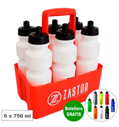 Pack 6 Botellas 750 ml con Cesta Portabotellas Gratis