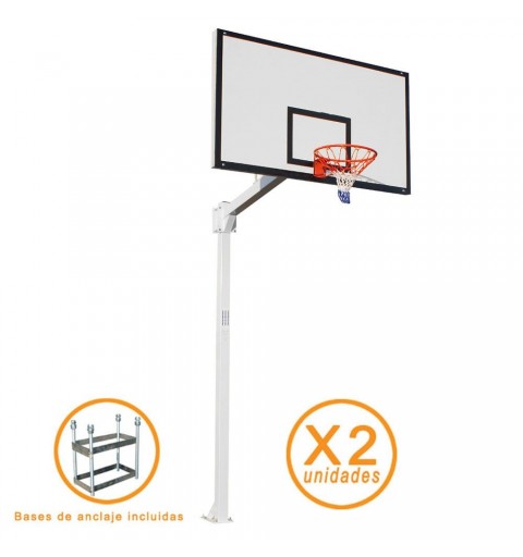 Juego Canastas Baloncesto Fijas DeLuxe