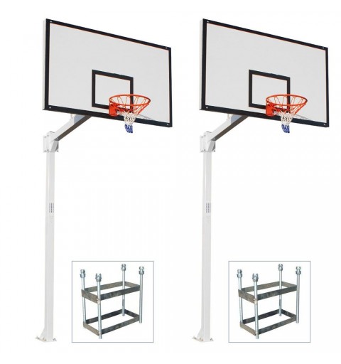 Juego Canastas Baloncesto Fijas DeLuxe