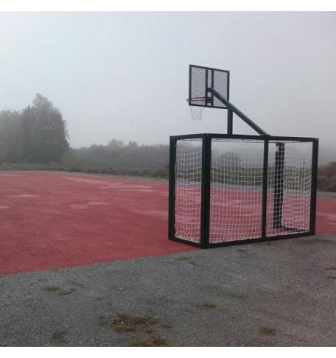 Juego Porterías Fútbol-Sala / Balonmano con Canasta Basket