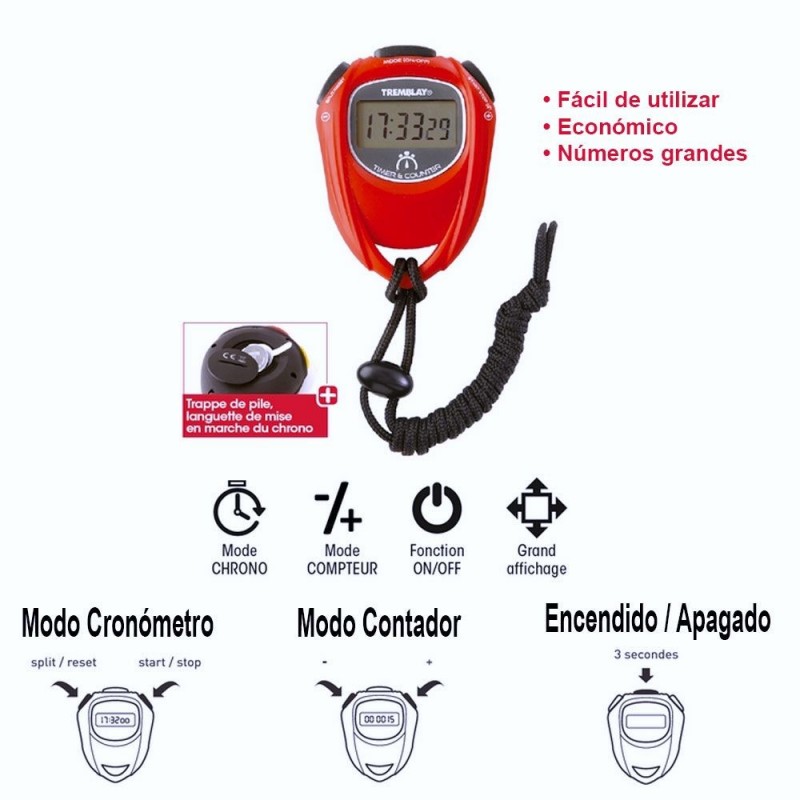 Cronómetro de Precisión Timer & Counter