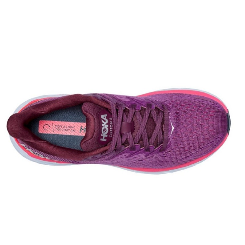 Hoka One One Clifton 8 Grape Wine