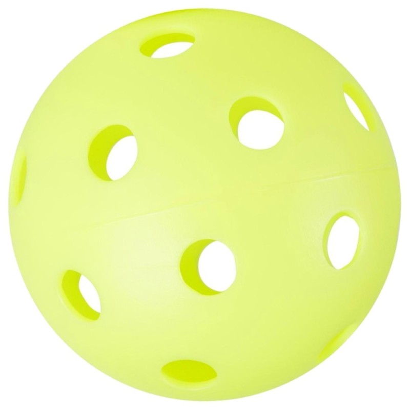 pelota de floorball amarilla