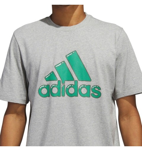 Camiseta Adidas Fill Gris/Verde