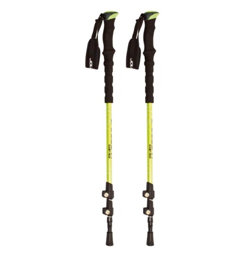 Juego Bastones Trekking Joluvi Klamp Pro 3 Verde Flúor