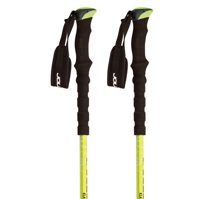 Juego Bastones Trekking Joluvi Klamp Pro 3 Verde Flúor