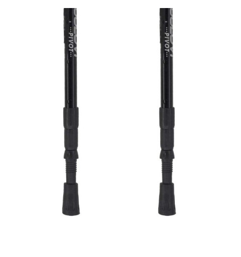 Juego Bastones Trekking Joluvi Pivot Negro