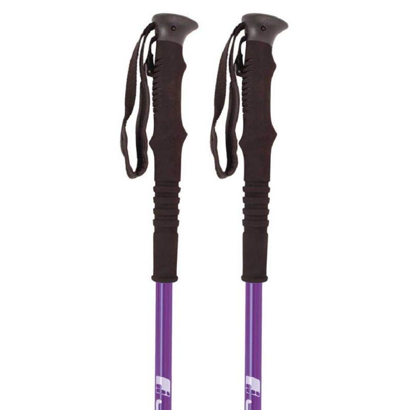 Juego Bastones Trekking Joluvi Overgrip Woman Malva/Gris