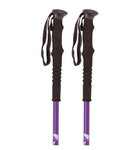 Juego Bastones Trekking Joluvi Overgrip Woman Malva/Gris