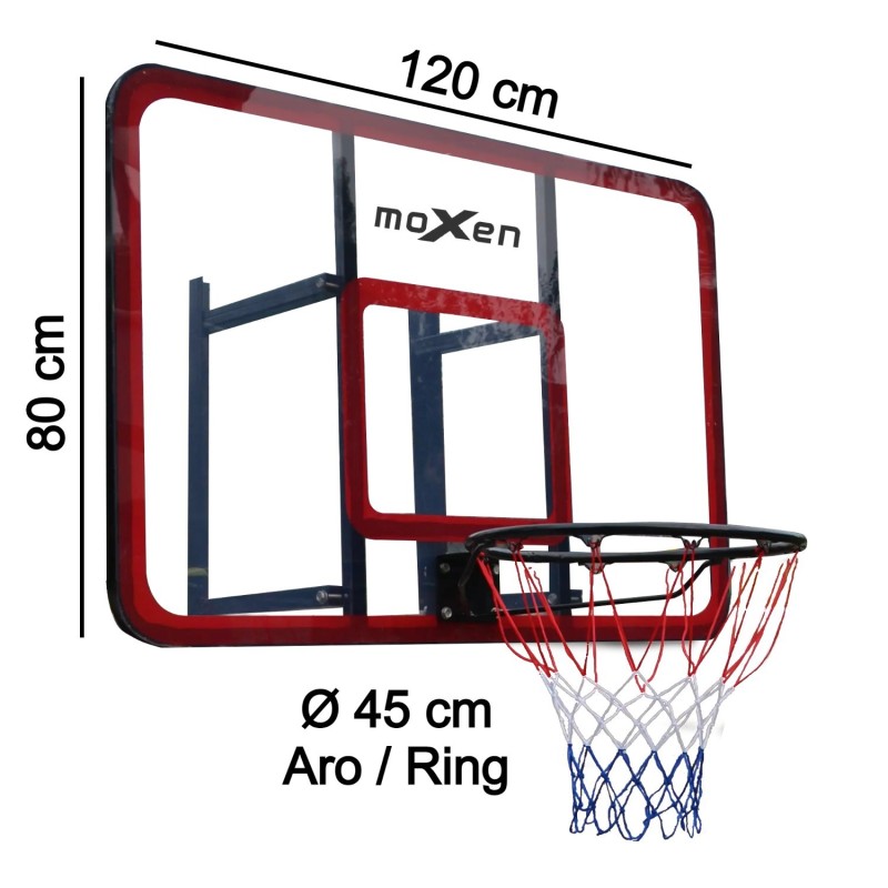 Set Tablero Baloncesto Moxen Hook