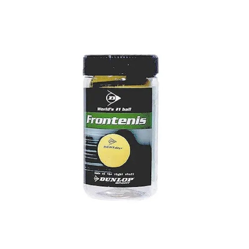 Bote 2 Pelotas Frontenis Dunlop Amarillas