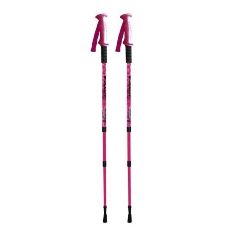 Juego Bastones Trekking Joluvi Active Rosa