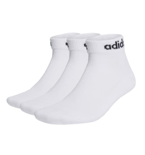 Calcetines Adidas C Lin Ankle Blanco 3 Pares