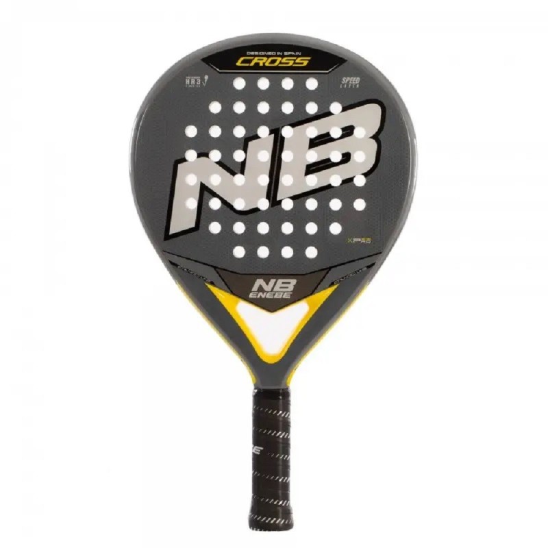 pala padel enebe cross gris amarillo