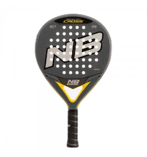 pala padel enebe cross gris amarillo