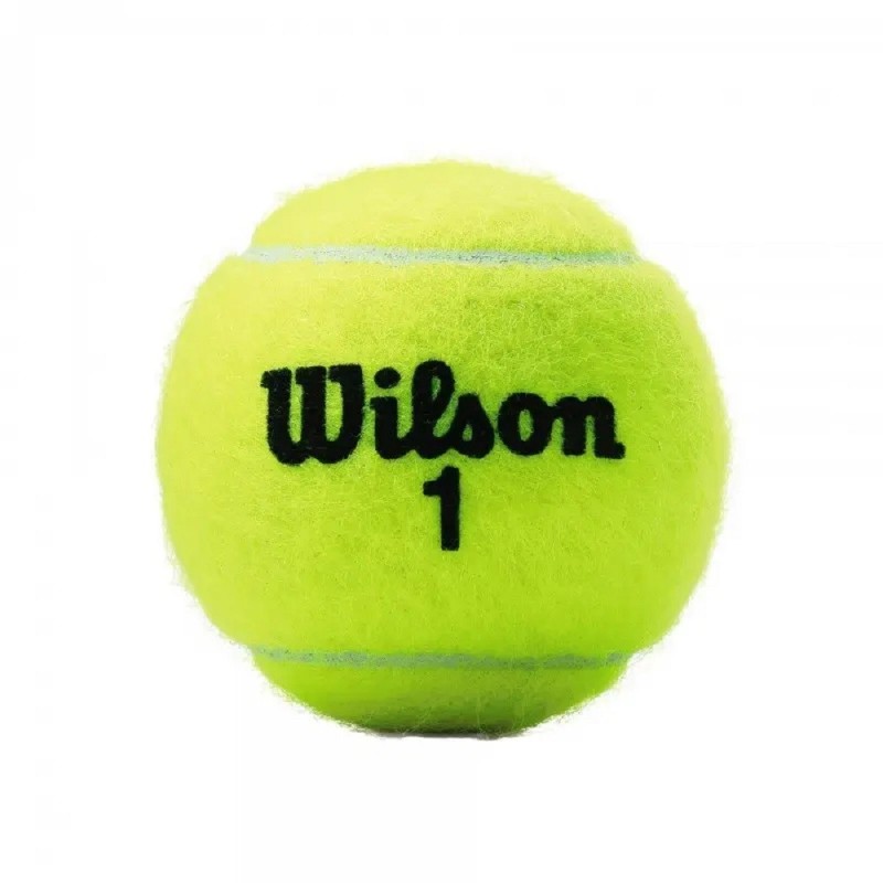 entrena o juega con este bote de 4 pelotas de tenis de la marca wilson