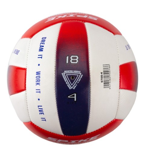 Balón Voleibol Zastor Spike 4V1500 Rojo/Azul T-4