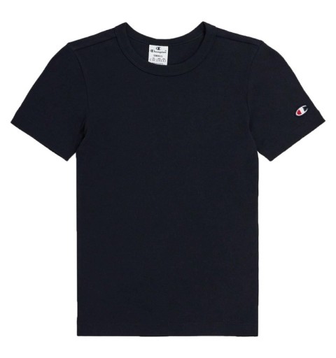 camiseta casual negra de champion para tu rutina diaria