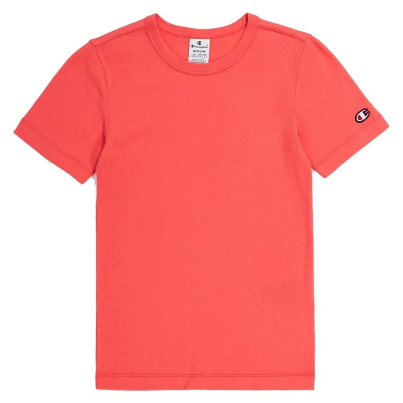 camiseta champion color coral para tu dia a dia