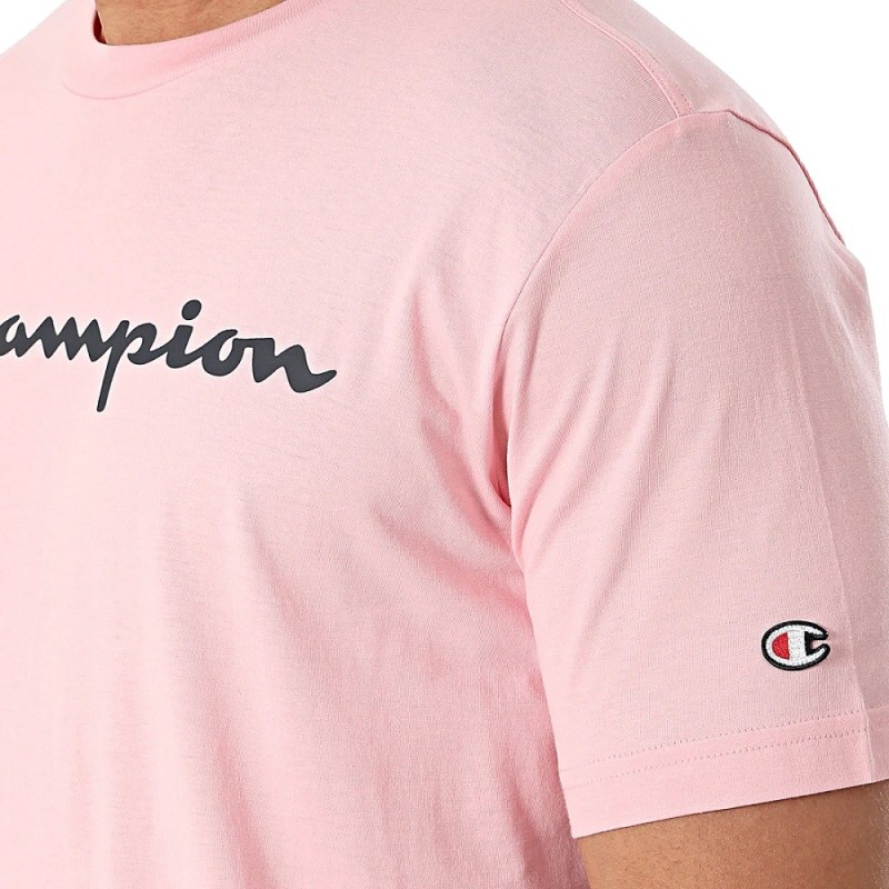 Camiseta rosa Champion