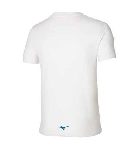 camiseta blanca de mizuno perfecta para tu dia a dia