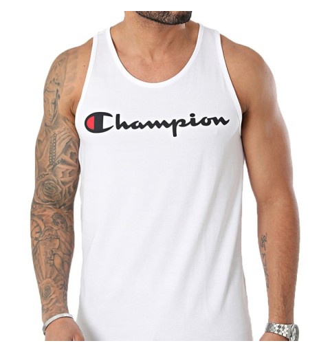 camiseta champion blanca de tirantes