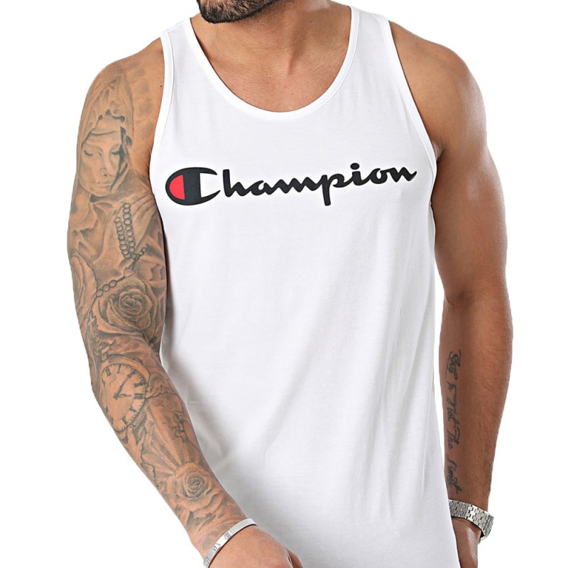 camiseta champion blanca de tirantes muy comoda