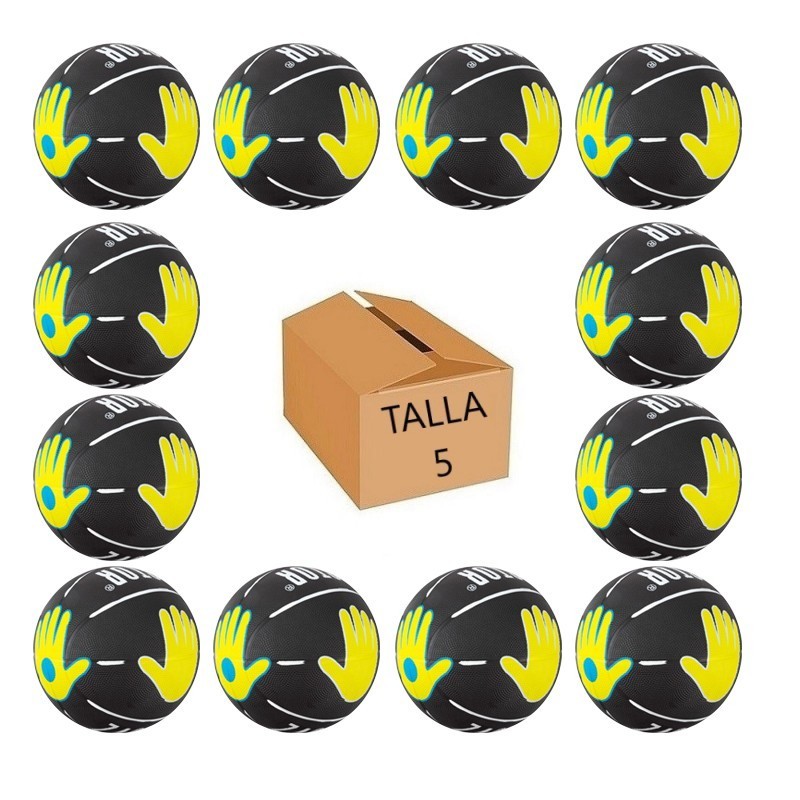 Pack 12 Balones Baloncesto Zastor Larny Posición Manos T-5