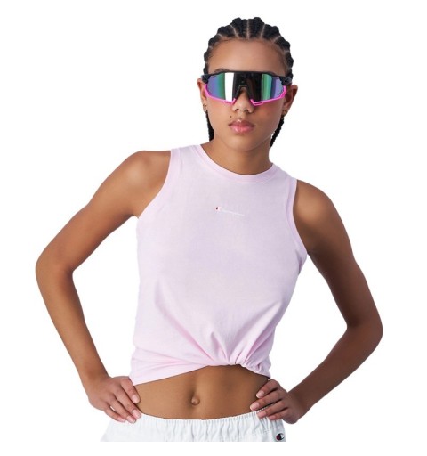 camiseta sin mangas de champion rosa perfecta para el verano