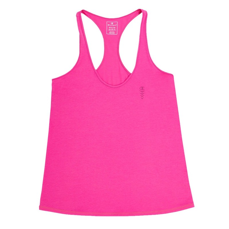 camiseta tirantes champion color fucsia para el verano