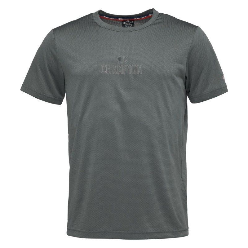 comodidad mientras entrenas con esta camiseta de champion en color gris