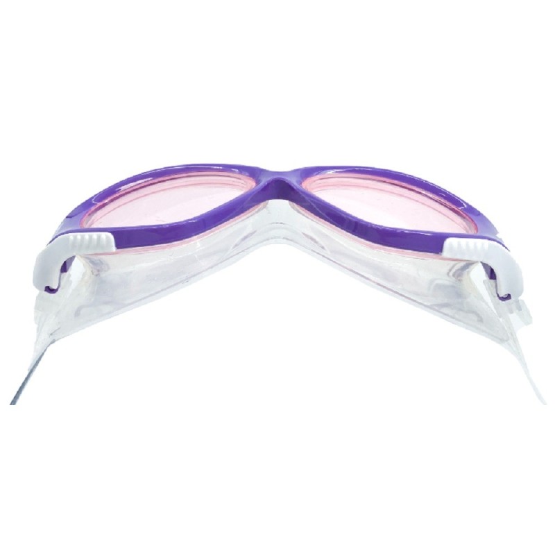 Gafas de color morado para nadar