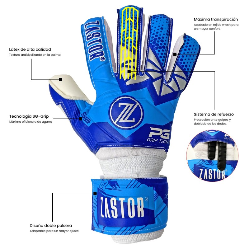 Guantes para portero con tecnología SG Grip