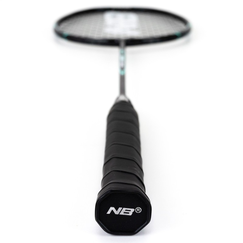 Raqueta de bádminton negra