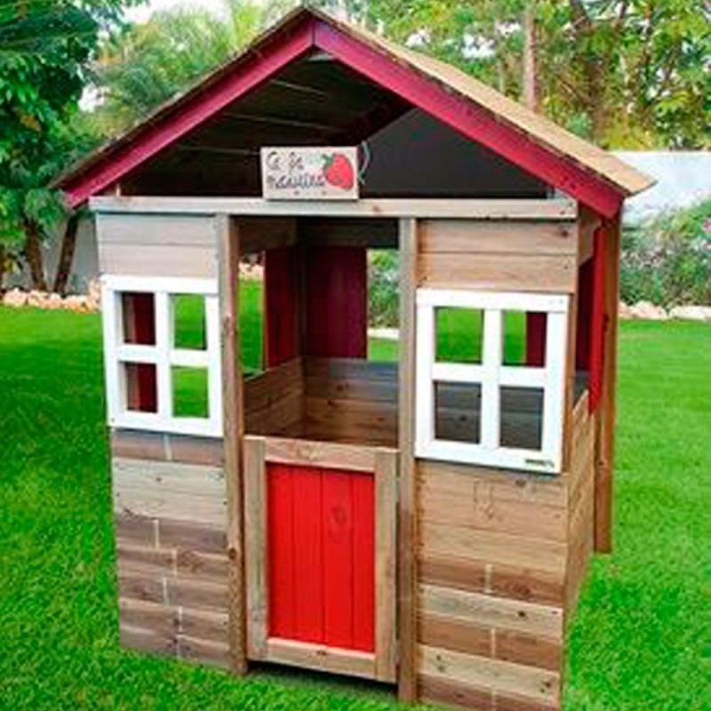 Casita de madera para niños