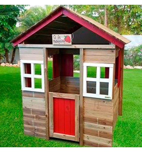 Casita de madera para niños