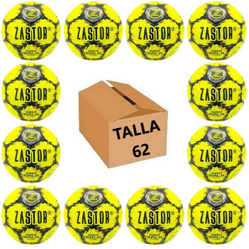 Pack de 12 balones de fútbol sala de Zastor