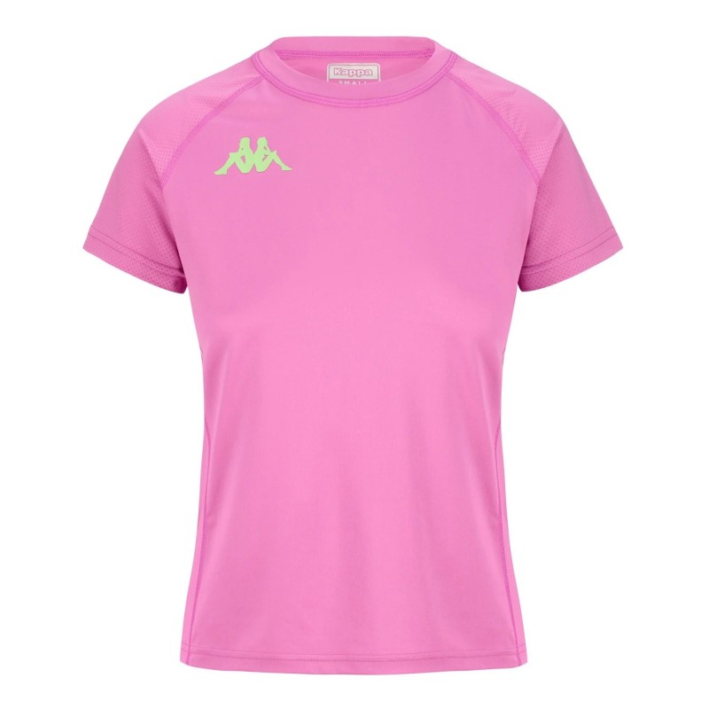 Camiseta Kappa Kombat Fiba Training Fucsia