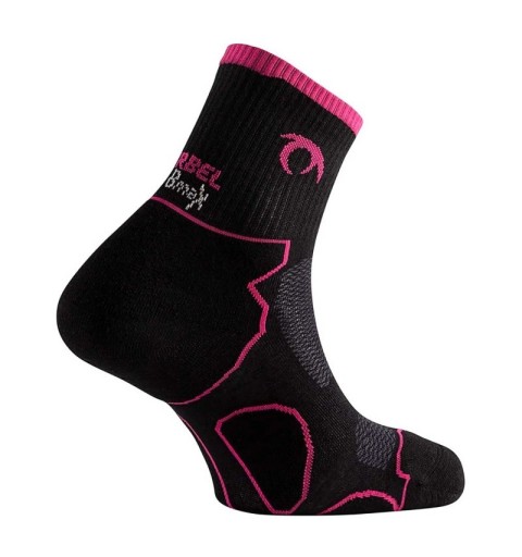 Calcetines Lurbel Tierra Three Negro/Fucsia