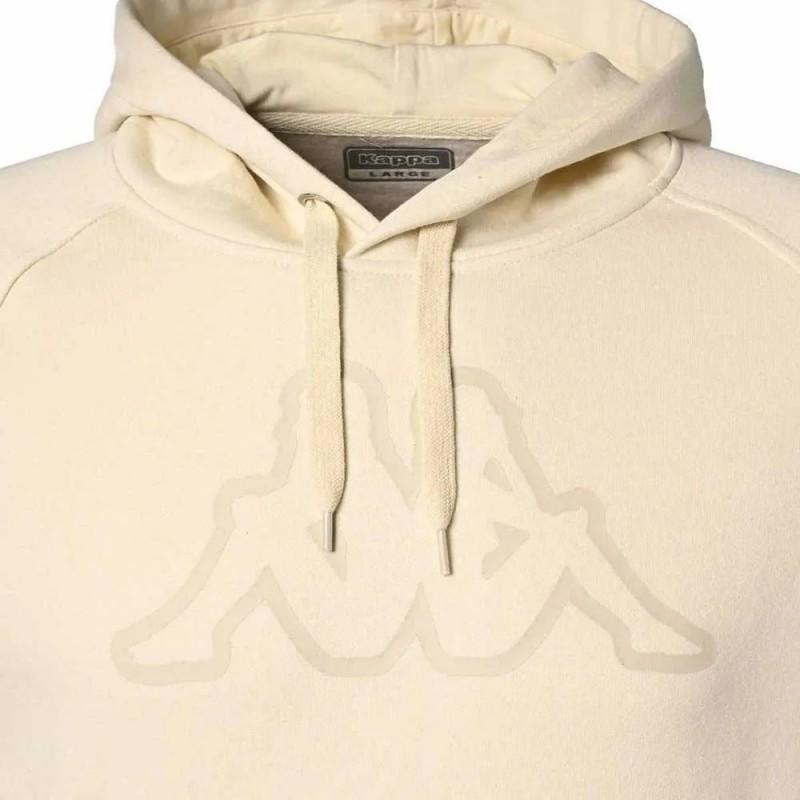 Sudadera Kappa Zaiver Blanco/Beige